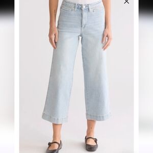 OAT NEW YORK Light Blue Wide-Leg Women Jeans